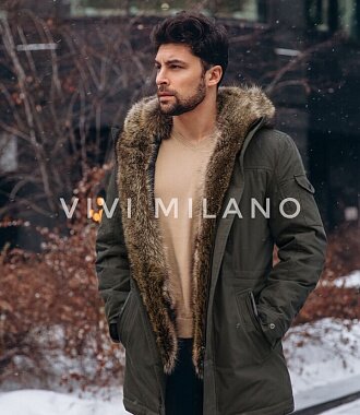 Парка KHAKI RACCOON