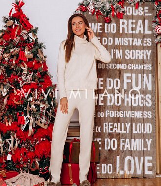 Кашемировый костюм CINDY WHITE